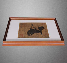 长海书画装裱配框服务案例